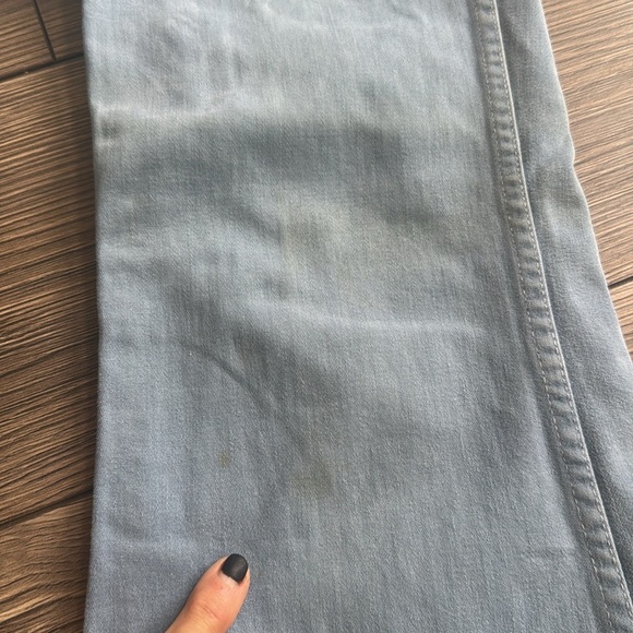 light blue "Hillbilly" bell bottoms flared jeans from the 1960s & 1970s disco - Picture 10 of 12